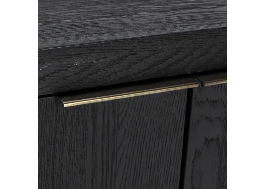 Parsons Four Door Sideboard in Black