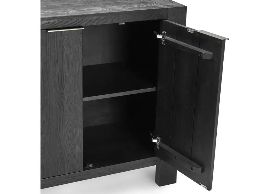 Parsons Four Door Sideboard in Black