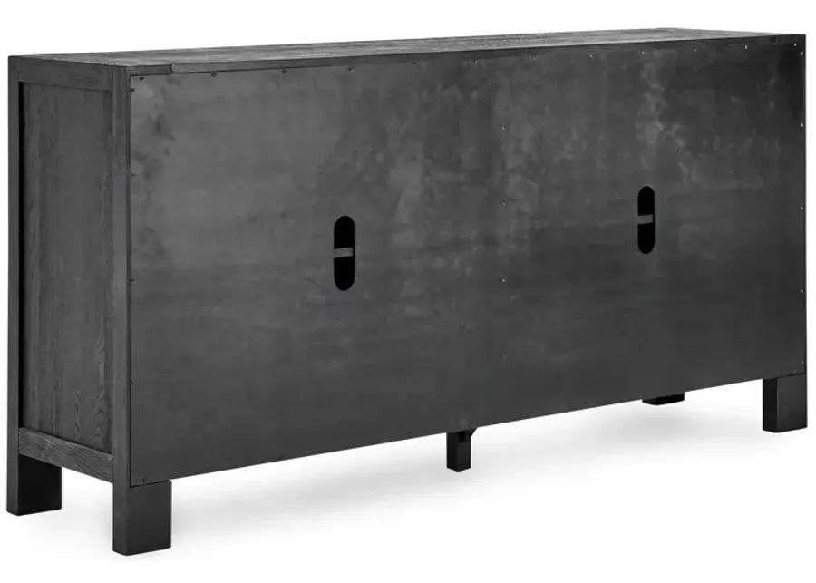 Parsons Four Door Sideboard in Black