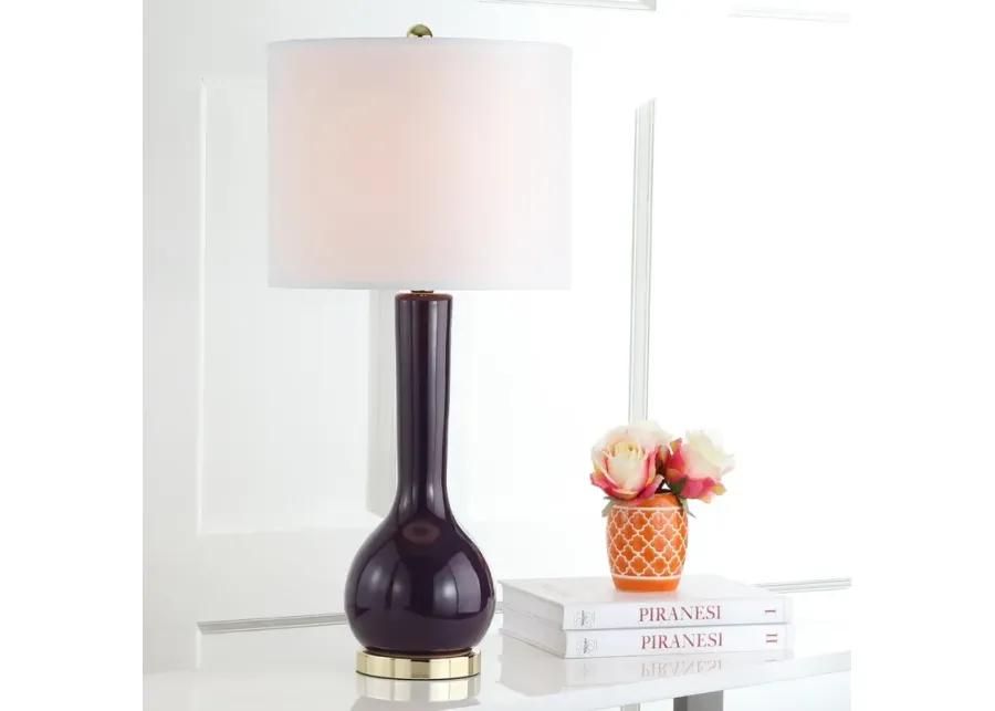 Mae 30.5-Inch H Long Neck Ceramic Table Lamp - Set of 2