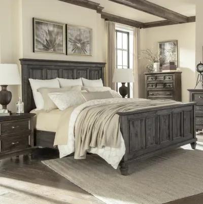 Calistoga Queen Panel Bed in Weathered Charcoal