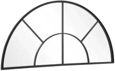 Rousseau Iron Window Arch Mirror