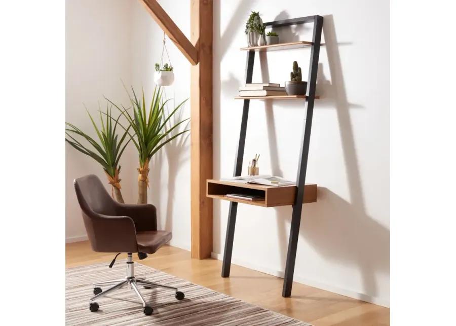 KAMY 2 SHELF LEANING DESK