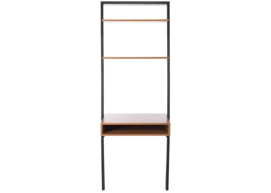 KAMY 2 SHELF LEANING DESK