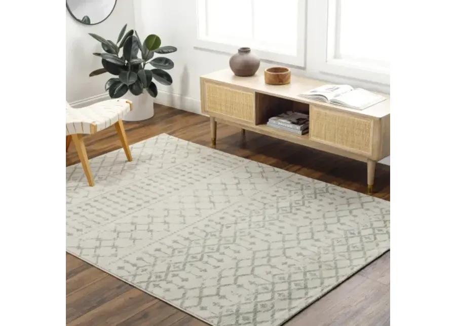 Roma ROM-2407 5'3" x 7'1" Machine Woven Rug