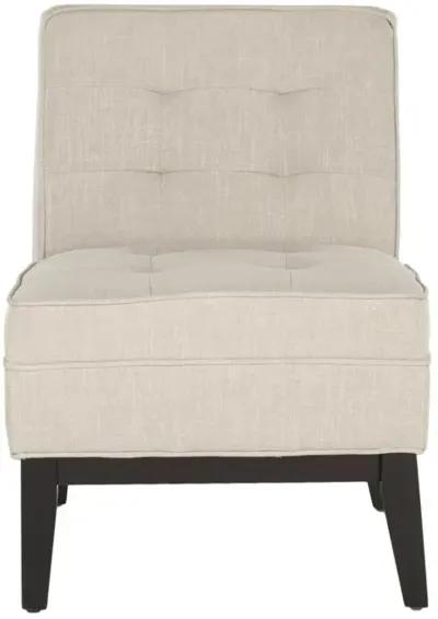 ANGEL TUFTED ARMLESS CLUB CHAIR