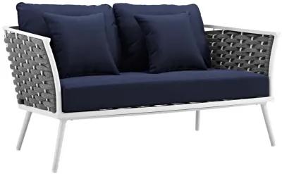 Stance 6 Piece Outdoor Patio Aluminum Sectional Sofa Set