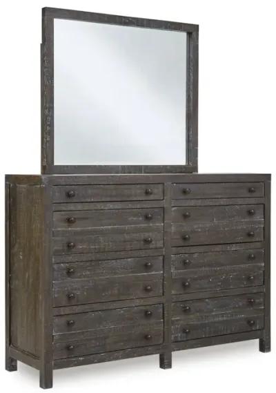 Townsend Solid Wood Eight Drawer Dresser in Gunmetal (2024)