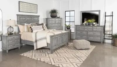 Avenue 5-piece Queen Panel Bedroom Set Grey