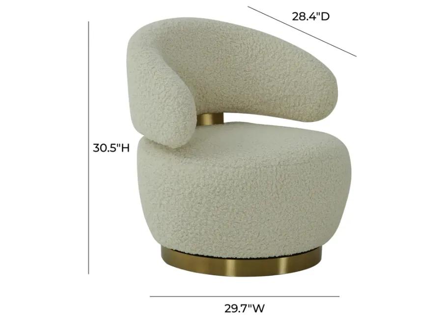 Austin Faux Shearling Chair