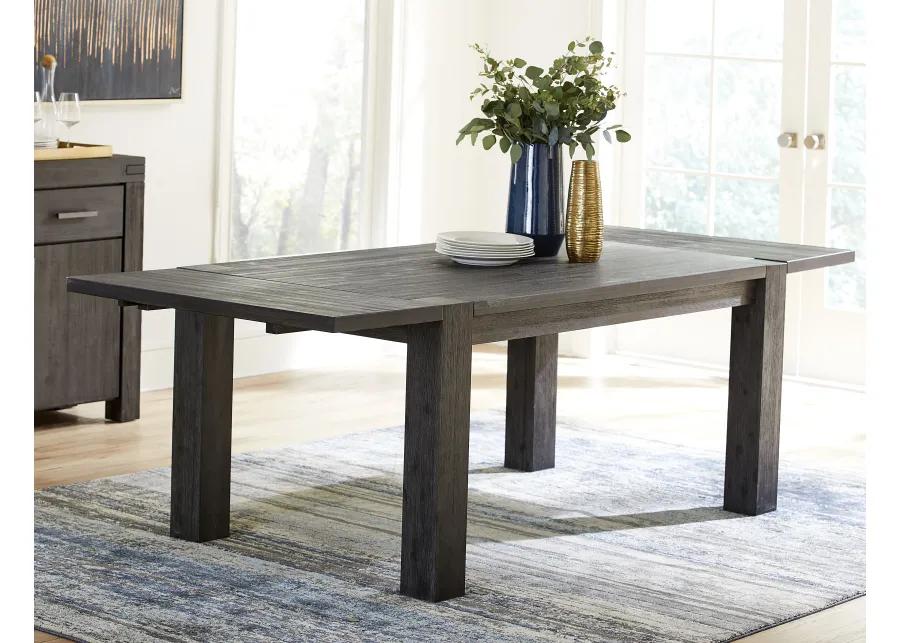 Meadow Solid Wood Rectangle Table in Graphite