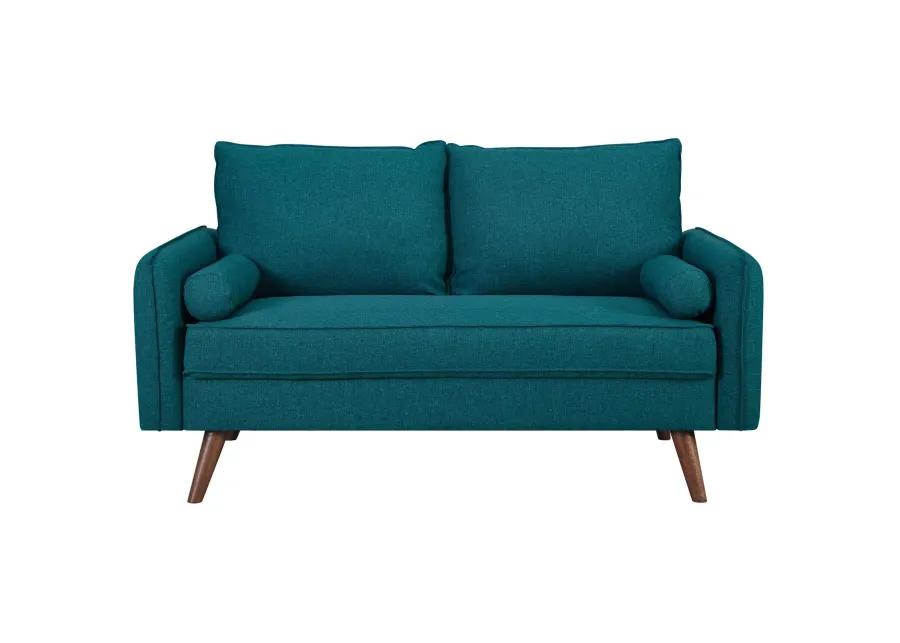 Revive Upholstered Fabric Loveseat