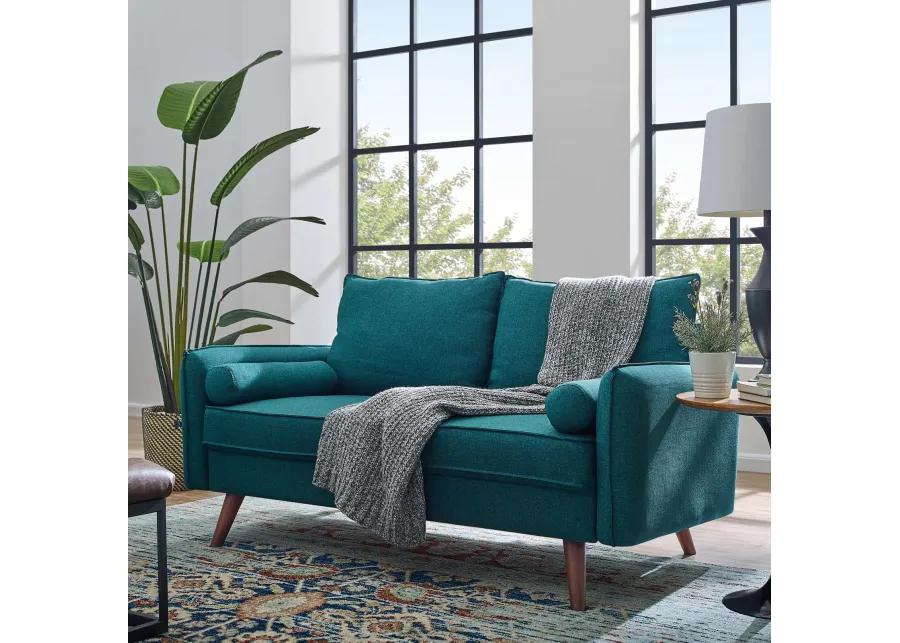 Revive Upholstered Fabric Loveseat