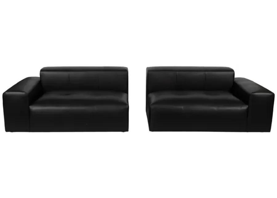 121" Lounge Ii Sofa, Black 2bx