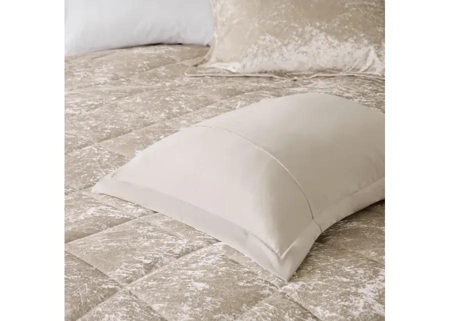 Velvet Duvet Cover Set with Throw Pillow