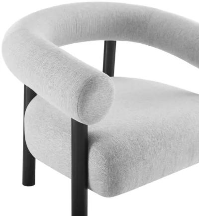 Sable Upholstered Fabric Armchair