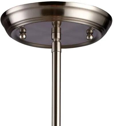 Brooksdale 5'' Wide 1-Light Mini Pendant - Satin Nickel