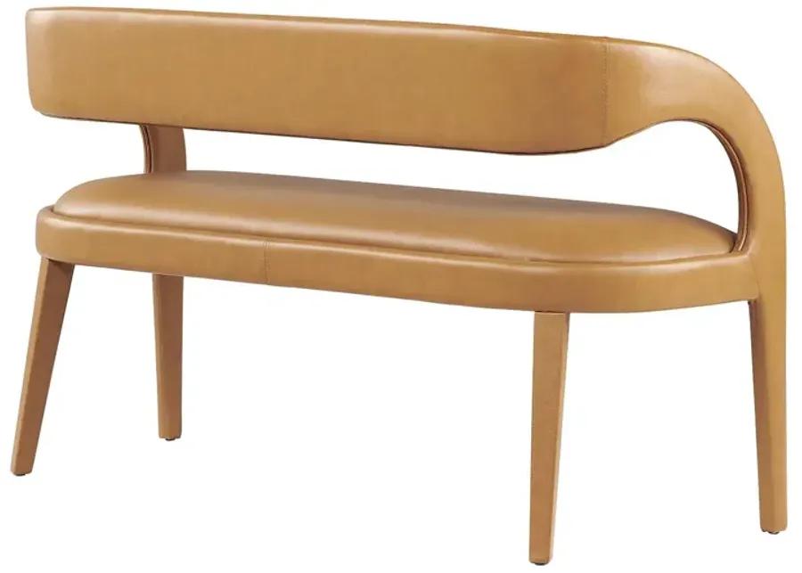 Pinnacle Vegan Leather Accent Bench