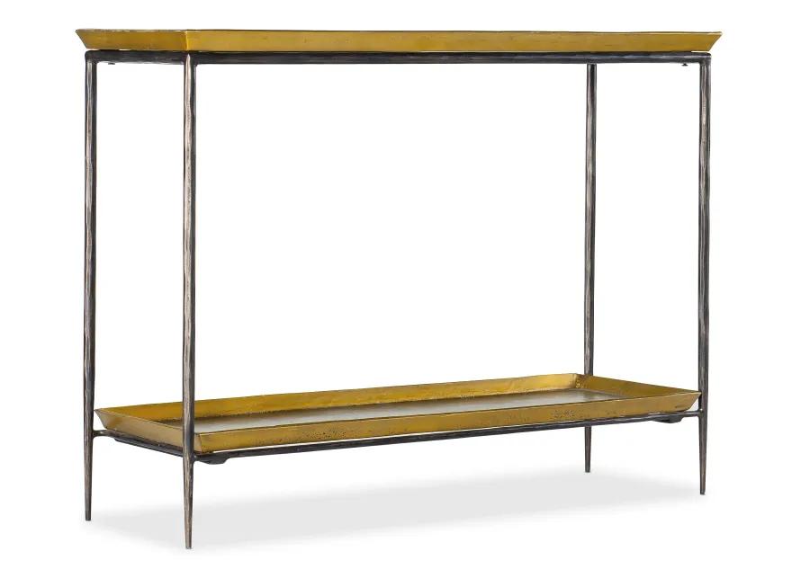 Commerce & Market Tray Top Metal Console