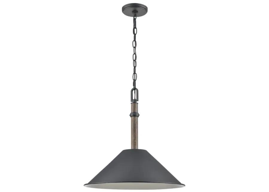 Neville 18'' Wide 1-Light Pendant - Charcoal Black