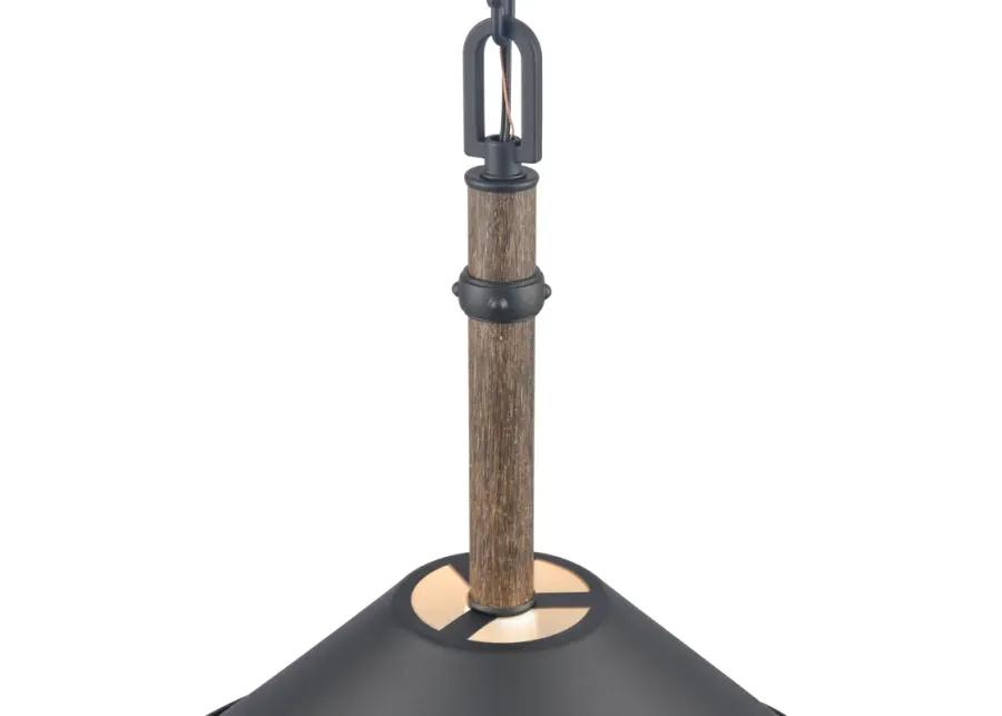 Neville 18'' Wide 1-Light Pendant - Charcoal Black