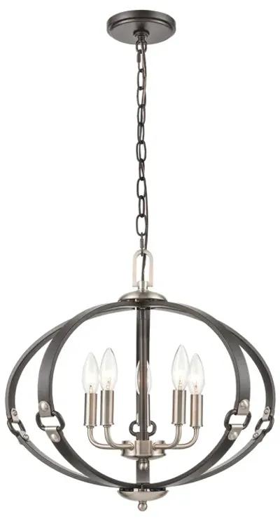 Armstrong Grove 20" Wide 5-Light Chandelier - Espresso