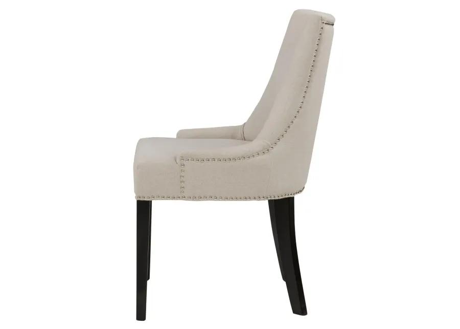 Charlotte Cream Fabric Dining Chair