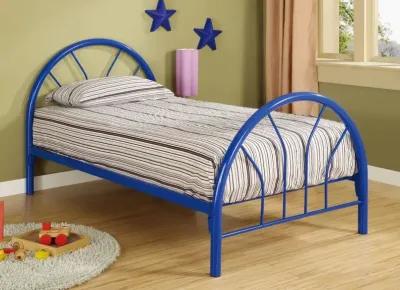 Marjorie Twin Platform Bed Blue