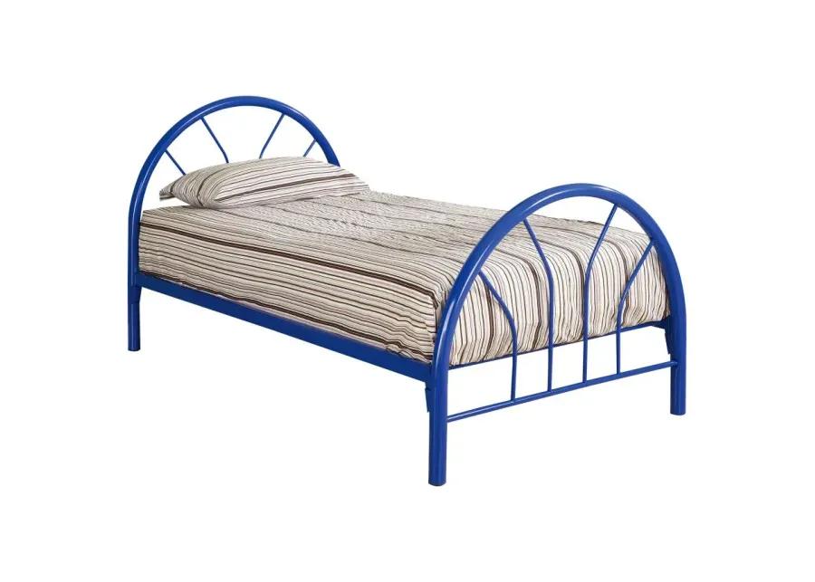 Marjorie Twin Platform Bed Blue