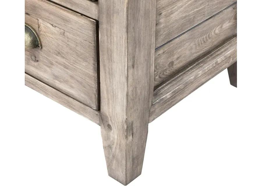 Irish Coast 3 Drw Nightstand - Sundried