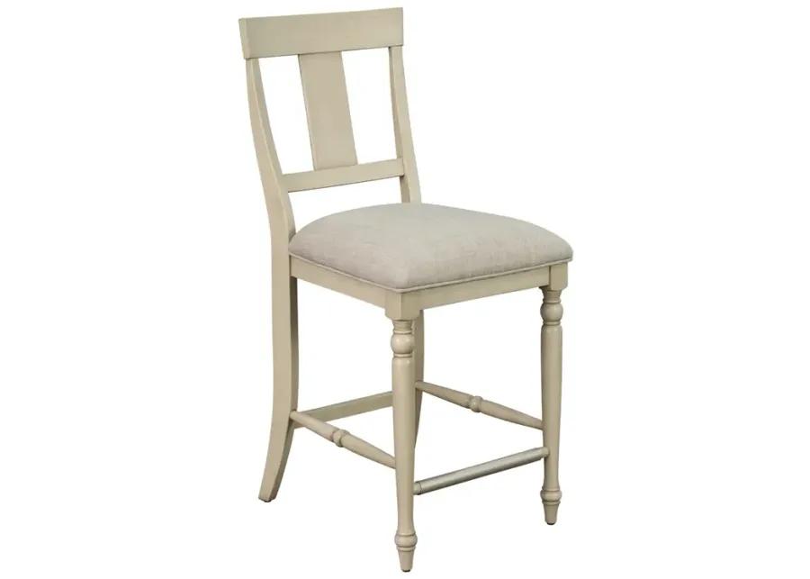 Martha Stewart Fiona Light Grey Counter stool