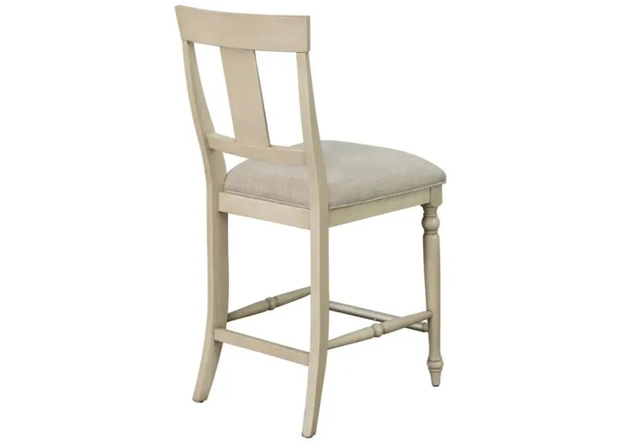 Martha Stewart Fiona Light Grey Counter stool