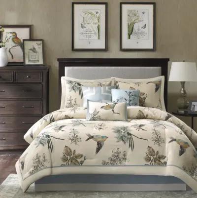 Madison Park Quincy Khaki 7 Piece Comforter Set