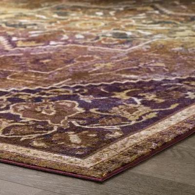 Success Kaede Transitional Distressed Vintage Floral Persian Medallion 4x6 Area Rug