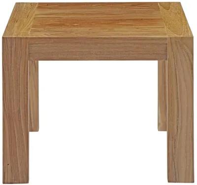 Upland Outdoor Patio Wood Side Table