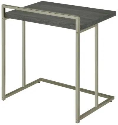 Dani Rectangular Snack Table with Metal Base