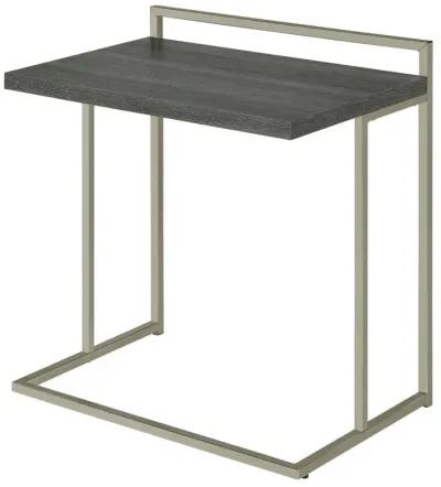 Dani Rectangular Snack Table with Metal Base