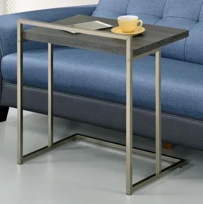 Dani Rectangular Snack Table with Metal Base