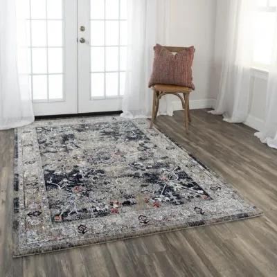 Signature Dk. Gray  Recycled Polyester 5'2" x 7'9" Rectangle Rug