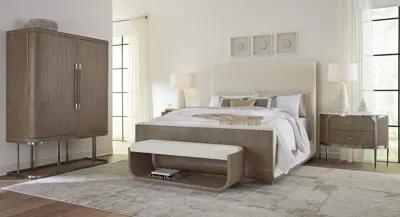 Modern Mood King Upholstered Panel Bed