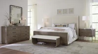 Modern Mood King Upholstered Panel Bed