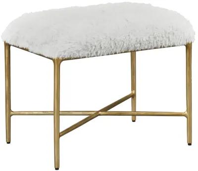 Charmed Sheepskin Small Bench