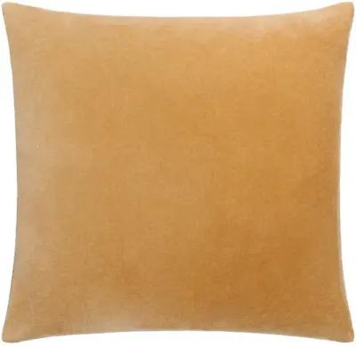 Cotton Velvet CV-060 18"L x 18"W Accent Pillow  - Down Insert