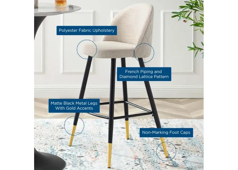 Cordial Fabric Bar Stools - Set of 2