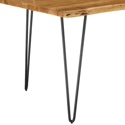 Ardor 74" Live Edge Acacia Wood Acacia Wood Dining Table