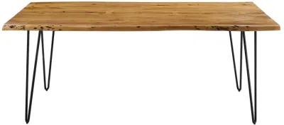 Ardor 74" Live Edge Acacia Wood Acacia Wood Dining Table