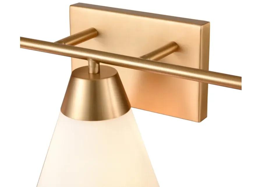 Vivica 24'' Wide 3-Light Vanity Light - Brushed Gold