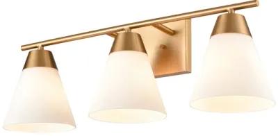 Vivica 24'' Wide 3-Light Vanity Light - Brushed Gold