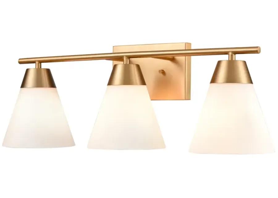 Vivica 24'' Wide 3-Light Vanity Light - Brushed Gold