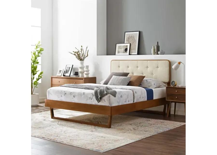 Bridgette Platform Bed With Angular Frame